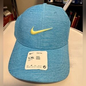 Nike Men’s Dri-fit Structured Heather Golf Cap. Lg/Xl. Light Blue. NWT